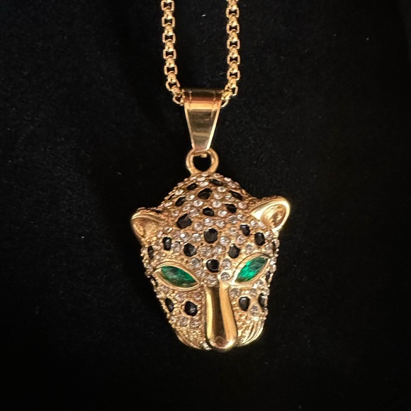 NWT Panther Stainless Steel adjustable necklace - Picture 5 of 8